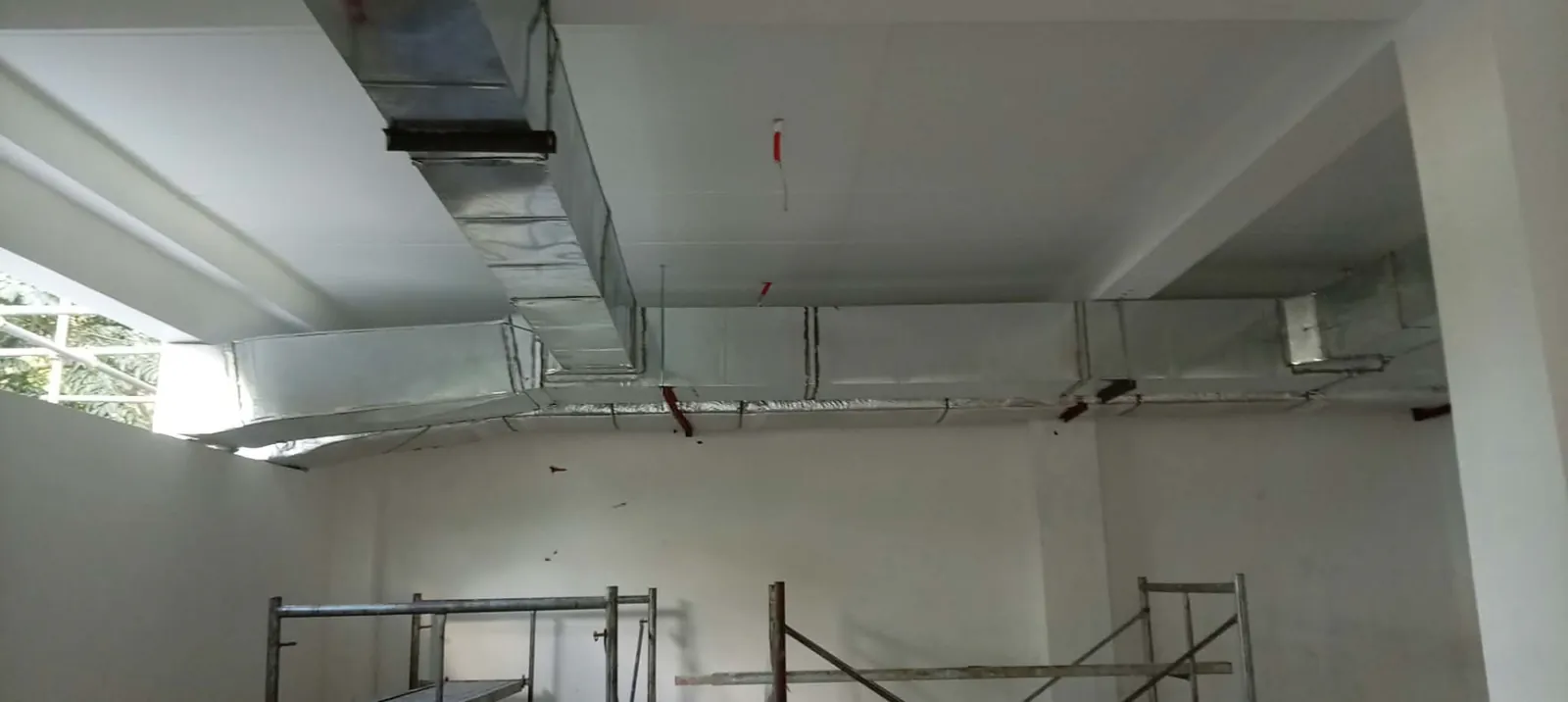 Exhaust and fresh-air ducting installation at Crystal Wave Hotel and Resort in Talavera, Nueva Ecija
